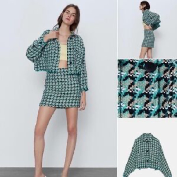 Zara Tweed Skirt - Picture 3 of 5